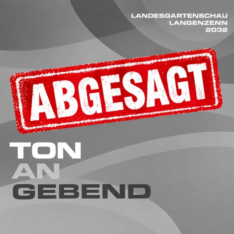 Online-Diskussion zur Absage der Landesgartenschau
